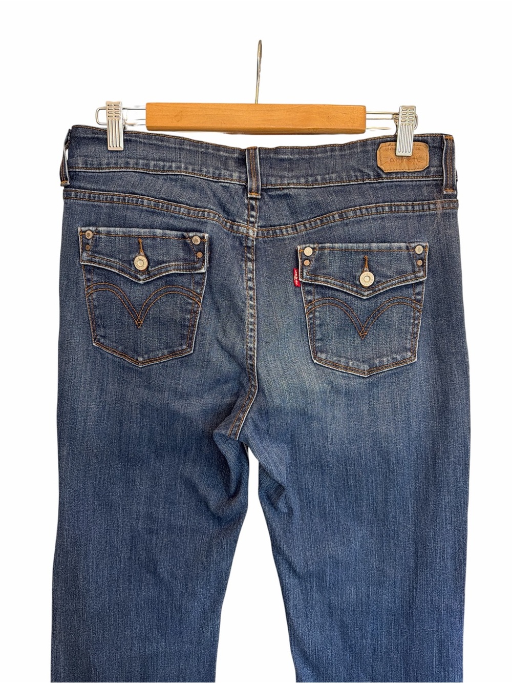 Levi’s 526 Slender Boot Jeans Size 10 Low Rise Y2K Flap Pocket - Picture 7 of 8